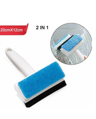 2-in-1 Double-Sided Window Wiper with Sponge – Multipurpose Cleaning Tool