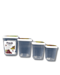 6 Pcs Set Multipurpose Storage Jars – Kitchen & Home Organizer