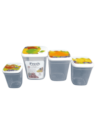 6 Pcs Set Multipurpose Storage Jars – Kitchen & Home Organizer