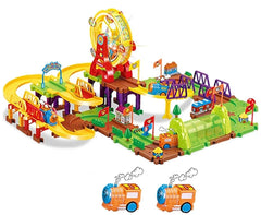 122 pcs Ferris Wheel Train Puzzle Track Set