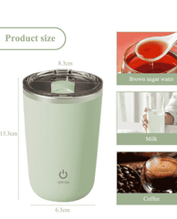 Automatic Coffee Stirring Mug – Rechargeable & Magnetic Mixing Magic!