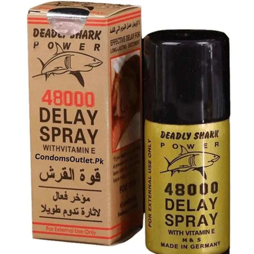 Deadly Shark Power 48000 Delay Spray | Maximum Control & Longer Intimacy