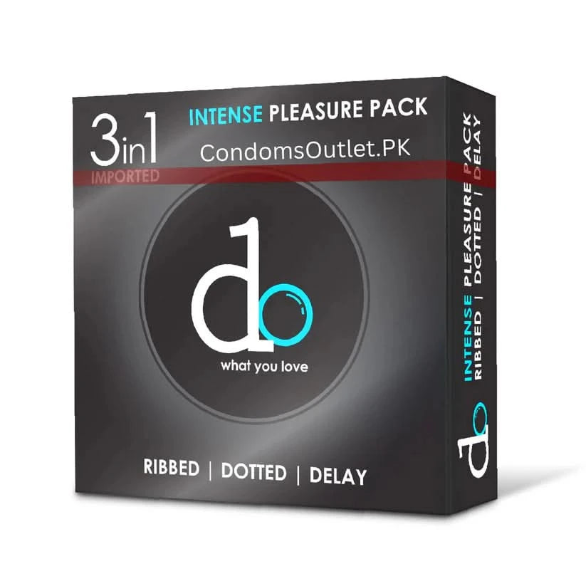 Do 3in1 Condoms | Delay, Ribbed & Dotted for Ultimate Pleasure