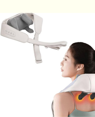 Electric Wireless Neck & Shoulder Kneading Massage Pillow | Portable Pain Relief