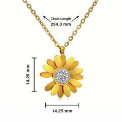 Daisy Flower Pendant