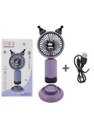 GILDAI Mini Portable Fan – Sanrio Kuromi USB Rechargeable Handheld Fan