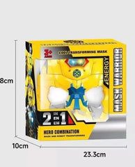 2-in-1 Transforming Robot Mask