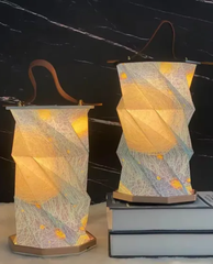 Innovative Portable Waterproof Lantern – Touch Switch Rotating Night Lamp