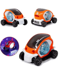 09 Future Car 360° Rotating Toy with Flashing Lights & Music – Fun Light-Up Stunt Car for Kids
