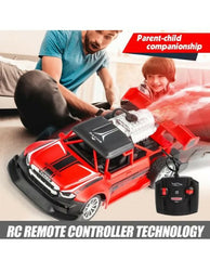 Remote Control Rock Monster Stunt Car with LED Lights & Flame Spray Function