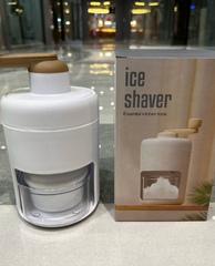 Manual Ice Crusher Machine | Hand-Crank Ice Shaver for Summer Drinks