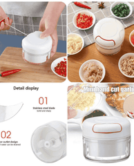 Mini Food Chopper – Portable & Powerful | Effortless Vegetable & Fruit Cutting