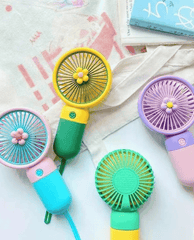 Mini USB Rechargeable Handheld Desktop Fan – Portable & Lightweight for Office, School, Travel