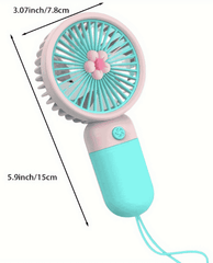 Mini USB Rechargeable Handheld Desktop Fan – Portable & Lightweight for Office, School, Travel