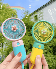 Mini USB Rechargeable Handheld Desktop Fan – Portable & Lightweight for Office, School, Travel