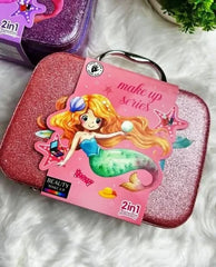 2-in-1 Beauty Makeup Kit Bag Toy for Kids