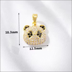 Panda Head Pendant
