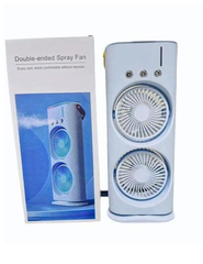 Rechargeable 4-in-1 Mist Fan with Air Cooler, Humidifier & Night Light