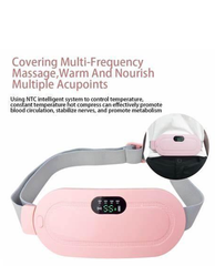 Rechargeable Heating Pad with Vibration – Relief for Period Cramps