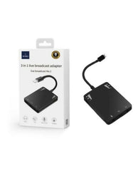 3-in-1 Live Broadcast Lightning Adapter