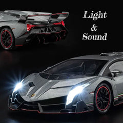 Scale Die-Cast Lamborghini Veneno Horn & Smoke