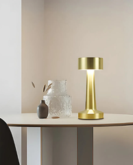 Golden LED Desk Lamp – Elegant Touch Sensor Light for Home & Office