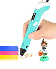 3D Printing Pen for Kids – 4.0 Gen Drawing Pen with LCD Display, USB Cable, Pen Holder & 9m 1.75mm Filament