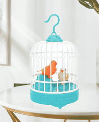 Voice Control Bird Cage Toy for Kids – Talking Pet Simulation Bird Toy