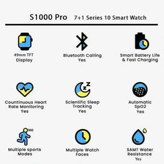 S1000 Pro 7+1 Series 10 Smart Watch