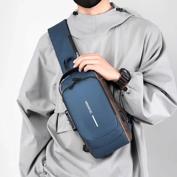 Anti-Theft Sling Backpack with USB Charging Port