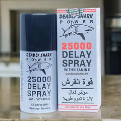 Deadly Shark 25000 Delay Spray | Long-Lasting Performance Enhancer