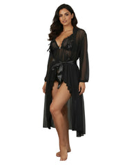 Noir Romance Sheer Robe
