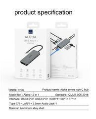 Alpha 12-in-1 Type-C Converter Hub