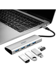 Type-C to 4-Port USB 3.0 Hub
