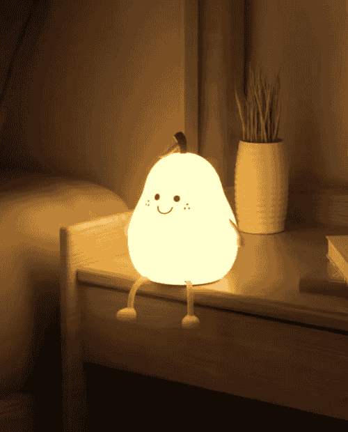 🍐 Cute Guava Touch Silicone Light for Kids
