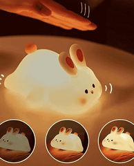 Cute Rabbit Touch Silicone Light for Kids