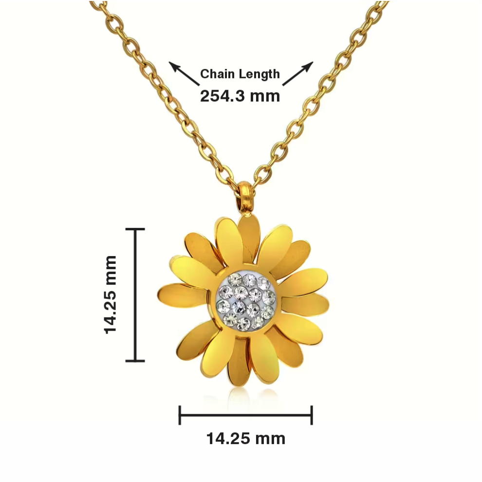 Daisy Flower Pendant