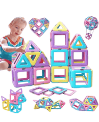 High Quality 40 Pcs Magnetic Building Blocks Set – Creative Educational Toy for Kids