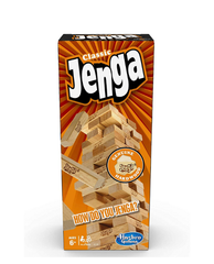 Jenga Wooden Stacking Tower Game – Classic Board Game for Kids & Family Fun