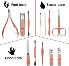 Nyt Manicure Pedicure Nail Cutter Set 12 Pcs