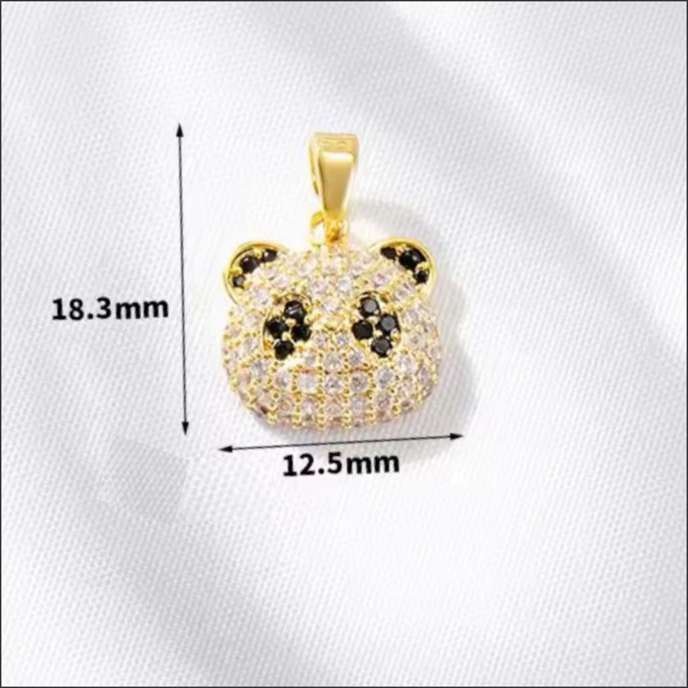 Panda Head Pendant