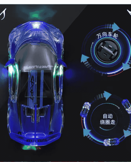 Police Children's Diecast Alloy Car Toy with LED Lights – Realistic Sound & Action