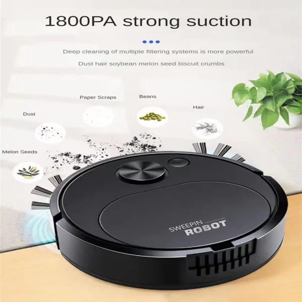 Portable Wireless Smart Mini Sweeping Robot