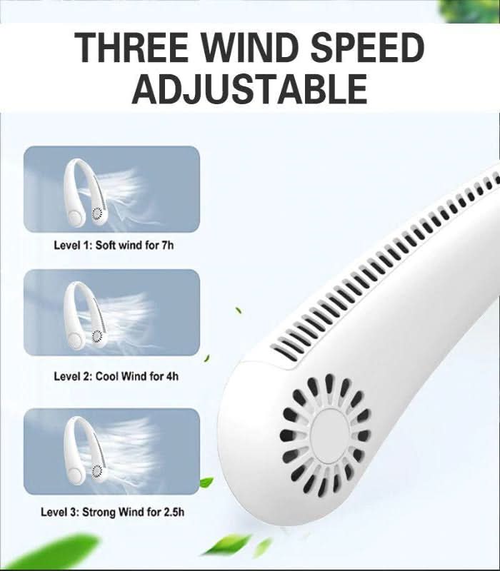 Rechargeable Neck Fan