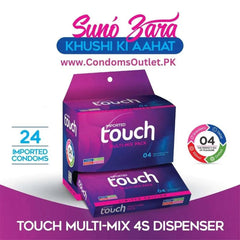 Touch Multi Mix Condom Dispenser – 30 Premium Condoms 