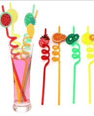 Reusable Spiral Straws