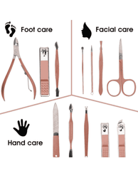 Nyt Manicure Pedicure Nail Cutter Set 12 Pcs