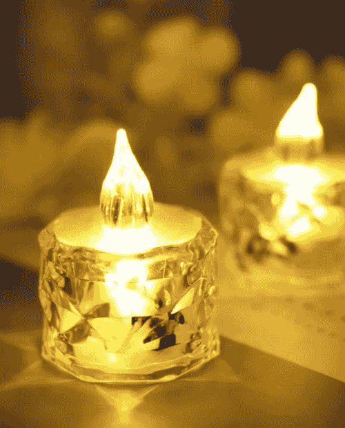 Pack Of 12 Flameless LED Decorative Candle Light