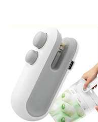 Mini 2-in-1 USB Rechargeable Bag Sealer | Portable Heat & Vacuum Sealer