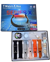 T-Watch X Max Series 10 Smart Watch With 7 Straps